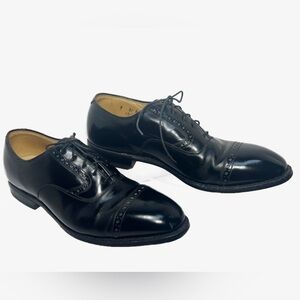Johnston and Murphy Heritage Collection Black Oxfords Mens size 9